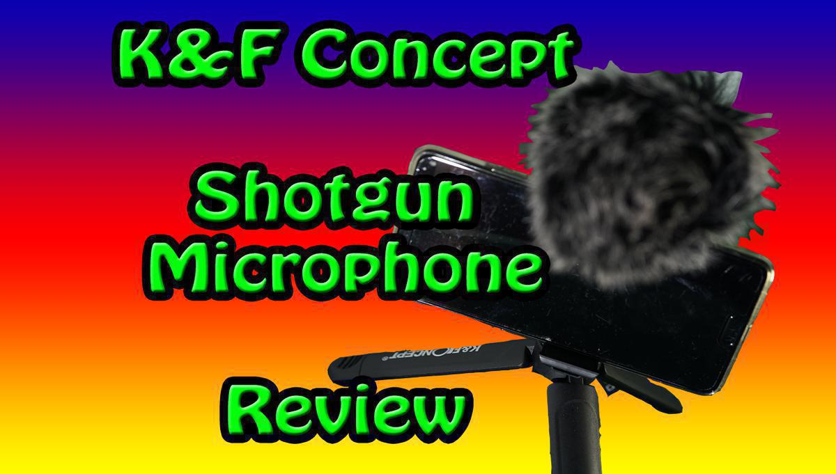microphone shotgun knf concept with smartphone